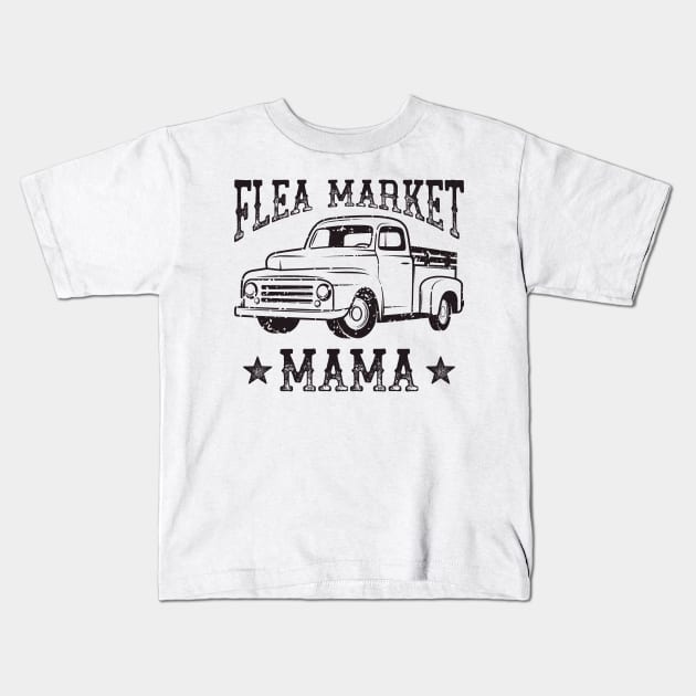 Flea Market Mama Kids T-Shirt by teevisionshop